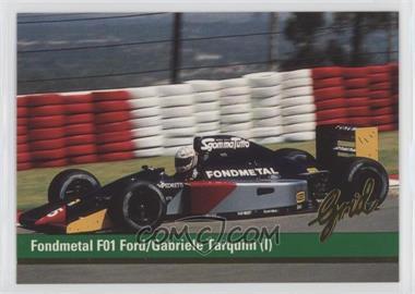 1992 Grid Motorcard Formula 1 - [Base] #15 - Fondmetal F01 Ford/Gabriele Tarquini (1)