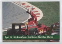 April 28, 1991/Prost Spins out before start/San Marino [EX to NM]