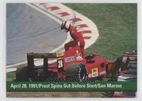 April 28, 1991/Prost Spins out before start/San Marino