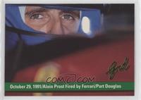 October 29, 1991/Alain Prost Fired by Ferrari/Port Douglas