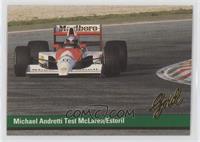 Michael Andretti Test McLaren/Estoril