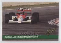 Michael Andretti Test McLaren/Estoril