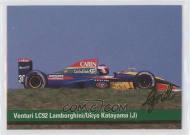 1992 Grid Motorcard Formula 1 - [Base] #28 - Venturi LC92 Lamborghini/Ukyo Katayama (J)