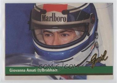1992 Grid Motorcard Formula 1 - [Base] #75 - Giovanna Amati
