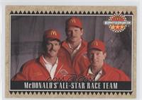 Bill Elliott, Dale Earnhardt, Davey Allison