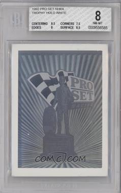 1992 Pro Set NHRA - Holograms #TRHW - Trophy Holo White /5000 [BGS 8 NM‑MT]