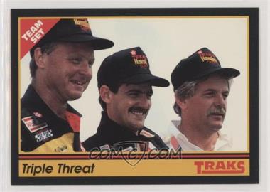 1992 Traks Team Sets - [Base] #49 - Triple Threat