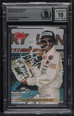 1993 Action Packed - [Base] #52 - King Richard - Richard Petty [BAS BGS Authentic]