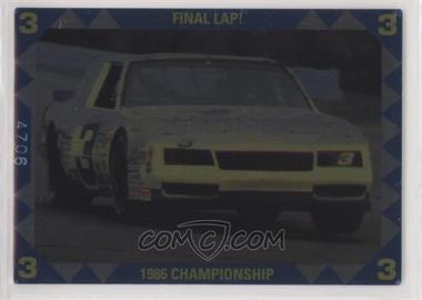 1993 Card Dynamics Dale Earnhardt - [Base] #3 - Dale Earnhardt /5000