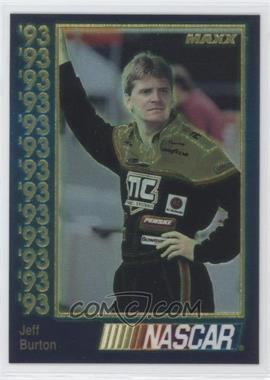 1993 Maxx - Premier Plus #45 - Jeff Burton