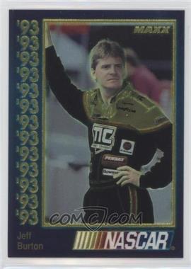 1993 Maxx - Premier Plus #45 - Jeff Burton