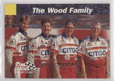 1993 Pro Set Finish Line - [Base] - Silver Series #162 - The Wood Family (Glen Wood, Leonard Wood, Eddie Wood, Len Wood)