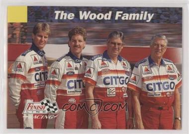 1993 Pro Set Finish Line - [Base] - Silver Series #162 - The Wood Family (Glen Wood, Leonard Wood, Eddie Wood, Len Wood)