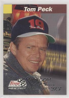 1993 Pro Set Finish Line - [Base] - Silver Series #84 - Tom Peck