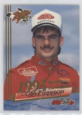 1993 Wheels Rookie Thunder - [Base] #32 - Jeff Gordon