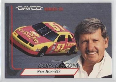 1994 Dayco Series III - [Base] #26 - Checklist - Neil Bonnett