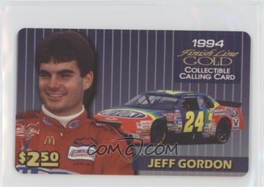 1994 Finish Line Gold - Collectible Calling Cards $2.50 #_JEGO - Jeff Gordon /3000