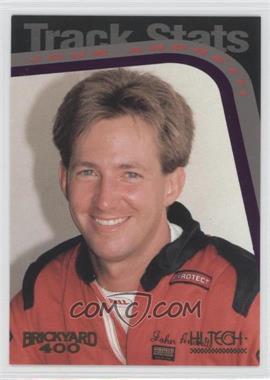 1994 Hi-Tech Brickyard 400 - [Base] #46 - Track Stats - John Andretti