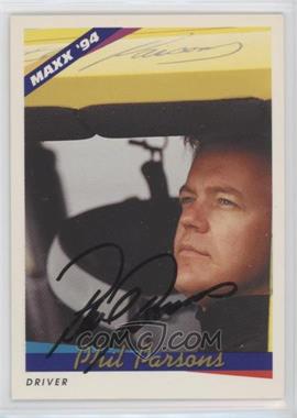 1994 Maxx - Autographs #47 - Phil Parsons