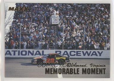 1994 Maxx Premier Series - [Base] #53 - Richmond, Virginia - Memorable Moment
