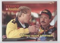 Putting Heads Together (Larry McReynolds, Ernie Irvan)