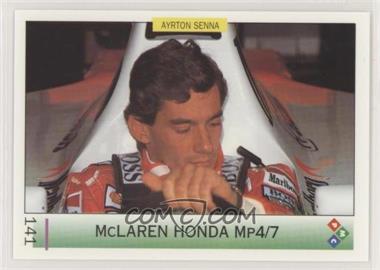 1994 PMC Ayrton Senna - [Base] #141 - McLaren Honda MP4/7 - Ayrton Senna