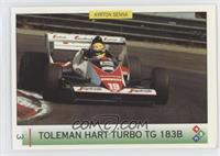 Toleman Hart Turbo TG 183B - Ayrton Senna [Poor to Fair]