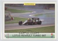 Lotus Renault Turbo 98T - Ayrton Senna