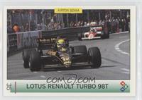 Lotus Renault Turbo 98T - Ayrton Senna