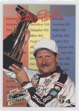 1994 Pro Set Power Racing - [Base] - Gold Cup #SL38 - Stat Leaders - Dale Earnhardt
