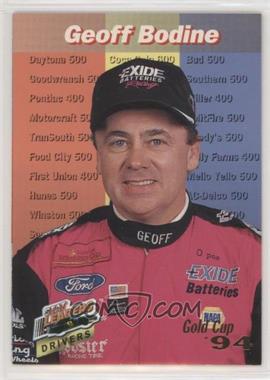 1994 Pro Set Power Racing - [Base] - Gold Cup #SL42 - Stat Leaders - Geoff Bodine
