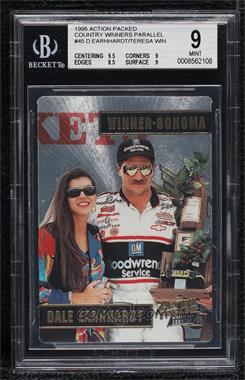 1995 Action Packed Winston Cup Country - [Base] - Winners #45 - Dale Earnhardt [BGS 9 MINT]