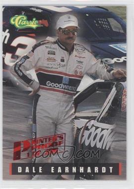 1995 Classic Finish Line - [Base] - Printer's Proof #1 - Dale Earnhardt /398