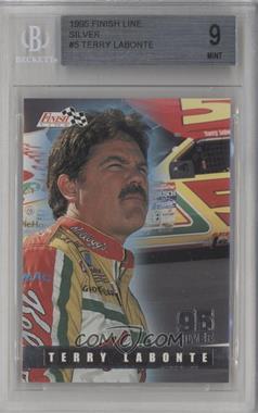 1995 Classic Finish Line - [Base] - Silver #5 - Terry Labonte [BGS 9 MINT]