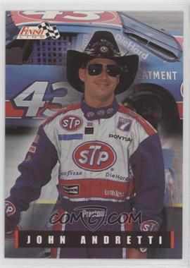 1995 Classic Finish Line - [Base] #74 - John Andretti [EX to NM]