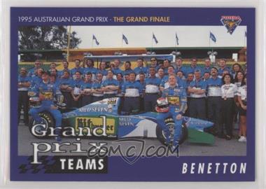 1995 Futera Formula 1 - [Base] #44 - Grand Prix Teams - Benetton