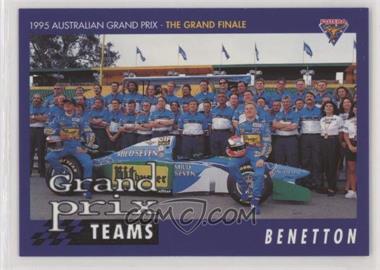 1995 Futera Formula 1 - [Base] #44 - Grand Prix Teams - Benetton