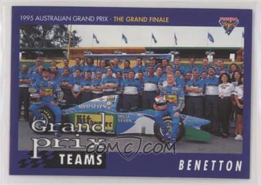 1995 Futera Formula 1 - [Base] #44 - Grand Prix Teams - Benetton