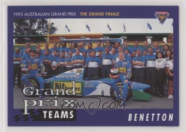 1995 Futera Formula 1 - [Base] #44 - Grand Prix Teams - Benetton