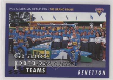 1995 Futera Formula 1 - [Base] #44 - Grand Prix Teams - Benetton