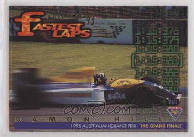 1995 Futera Formula 1 Australian Grand Prix - Fastest Laps #_DAHI - Damon Hill /5000