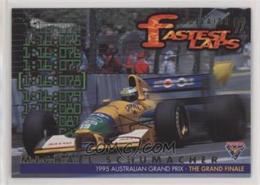 1995 Futera Formula 1 Australian Grand Prix - Fastest Laps #_MISC - Michael Schumacher /5000