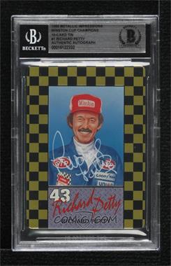 1995 Metallic Impressions Winston Cup Series Champions - Collector's Tin [Base] #1 - Richard Petty [BAS BGS Authentic]