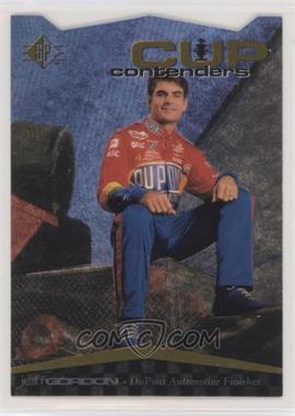 1995 SP - [Base] - Die-Cut #18 - Cup Contenders - Jeff Gordon