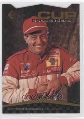 1995 SP - [Base] - Die-Cut #19 - Cup Contenders - Ken Schrader