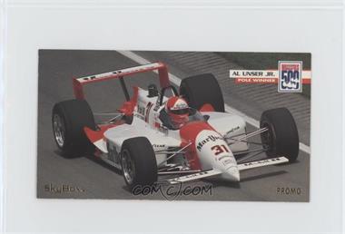 1995 Skybox Indianapolis 500 - Promos #PROMO - Al Unser Jr.