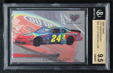 1995 Traks 5th Anniversary - [Base] #49 - Jeff Gordon [BGS 9.5 GEM MINT]