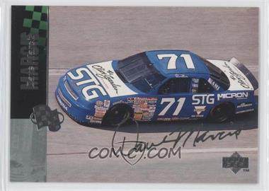 1995 Upper Deck - [Base] - Silver Signatures/Electric Silver #107 - Dave Marcis