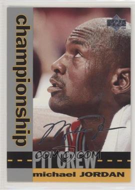 1995 Upper Deck - [Base] - Silver Signatures/Electric Silver #133 - Pit Crew - Michael Jordan