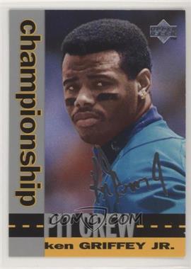 1995 Upper Deck - [Base] - Silver Signatures/Electric Silver #136 - Pit Crew - Ken Griffey Jr.